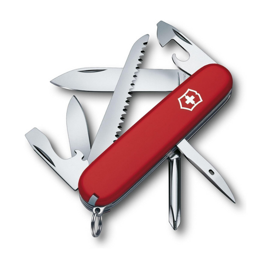 VICTORINOX Hiker Swiss Army Knife 13 Function Multi-Tool Pocket Knife