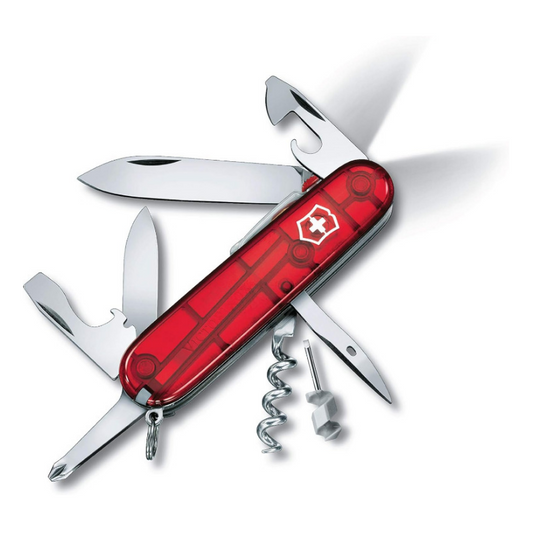 VICTORINOX Spartan Lite Swiss Army Knife Red Transparent