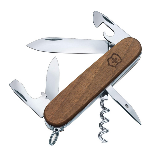 VICTORINOX Spartan Wood Swiss Army Knife Elegant Pocket Multitool 
