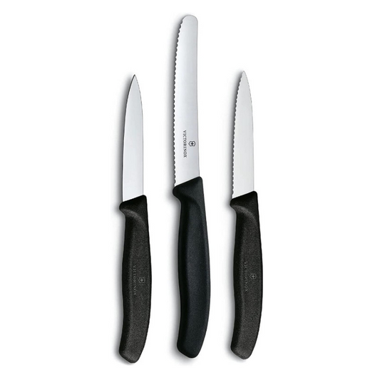 VICTORINOX Swiss Classic 3-Piece Vegetable Knife Set Ultra Sharp Straight Edge