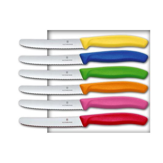 VICTORINOX Swiss Classic 6-Piece Table Knife Set Swiss Made Precision