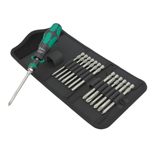 WERA 05051061001 Kraftform Kompakt 838 RA-R M Set 1 15 pieces