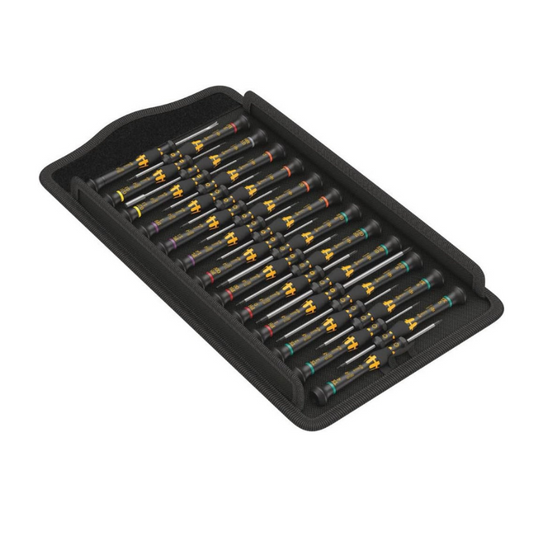 WERA 05134019001 Kraftform Micro ESD Precision Screwdriver Set 25-Piece