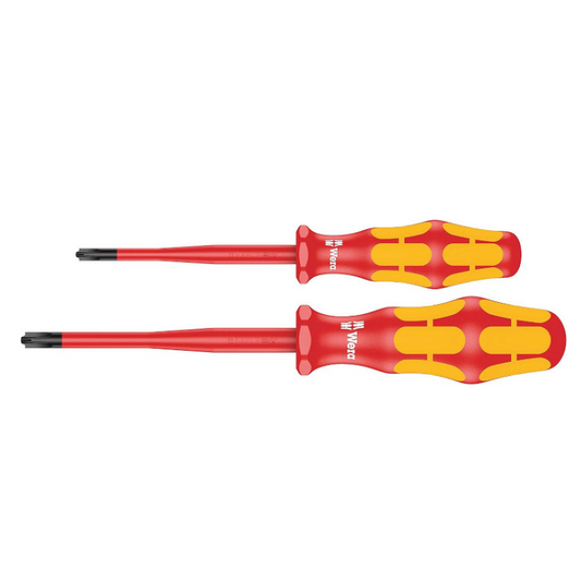 WERA 165 iS VDE Insulated Screwdriver Set – PZ/S #1 + #2 05006470001