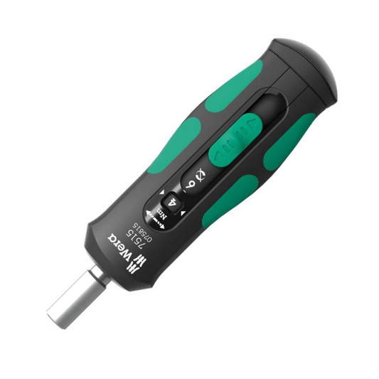 WERA 7515 Kraftform Safe-Torque Speed Torque Screwdriver 2–6 Nm – 1/4" Drive