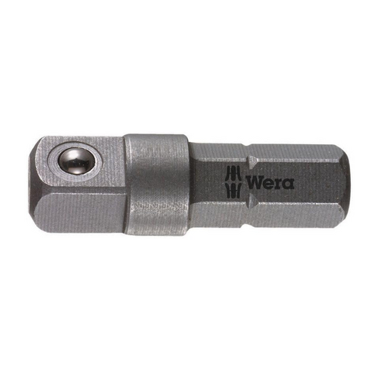 WERA 870/1 Tool Connector – 1/4" x 25 mm Adapter 05136000001