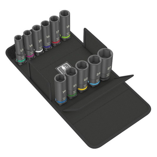 WERA 8790 C Impaktor Deep Set 1 11‑Piece Deep Socket Set 05004841001