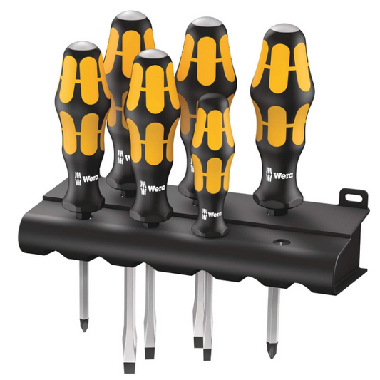WERA 932/6 Kraftform Plus Screwdriver Set 05018282001