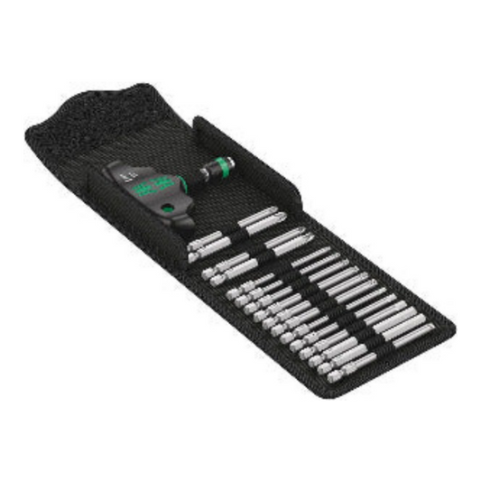 WERA Kraftform Kompakt 400 T-Handle Bit Set – 17 Piece