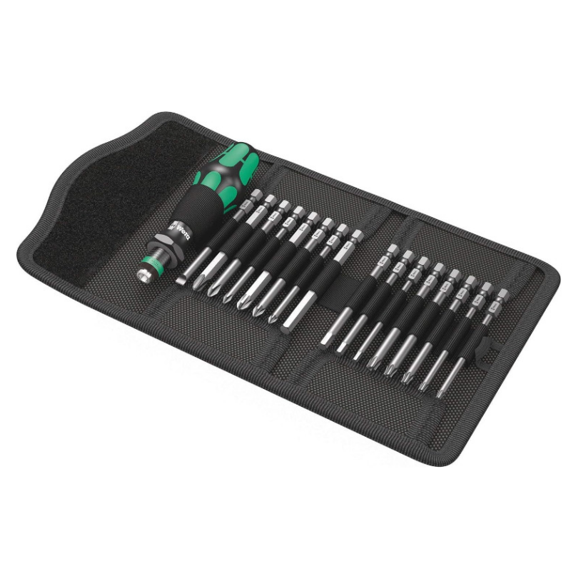 WERA Kraftform Kompakt 60 Multi‑Bit Set – 17 Pieces 05059295001