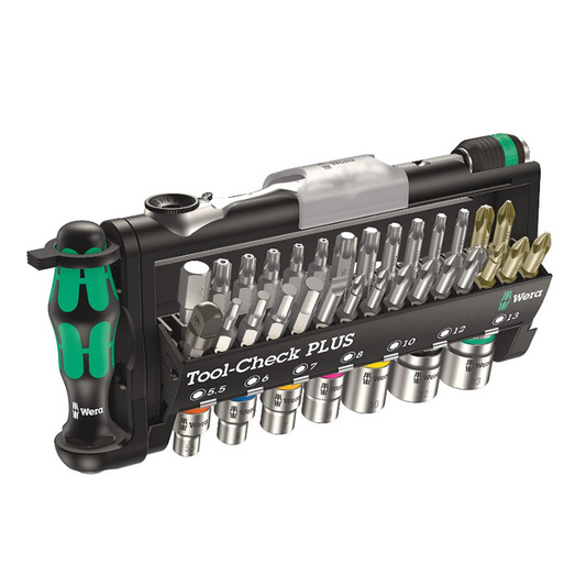 WERA Tool-Check PLUS Bit Set 05056490001 Metric 39-Piece Kit