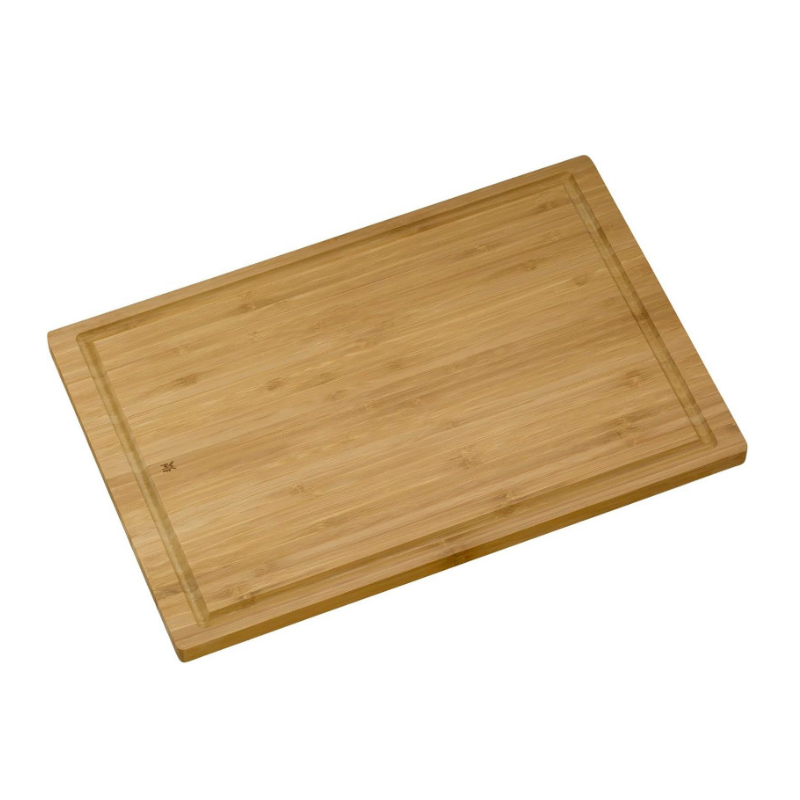 WMF Bamboo Cutting Board – 45 x 30 cm Large Wooden Carving Board with Juice Groove