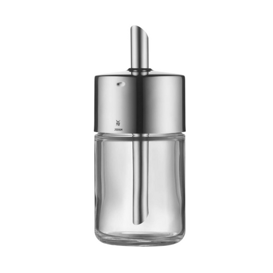 WMF Barista Sugar Dispenser – 240g Glass & Polished Cromargan Stainless Steel