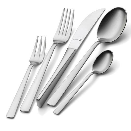 WMF Corvo Cutlery Set 30-Piece – For 6 People with Hollow Handle Knives