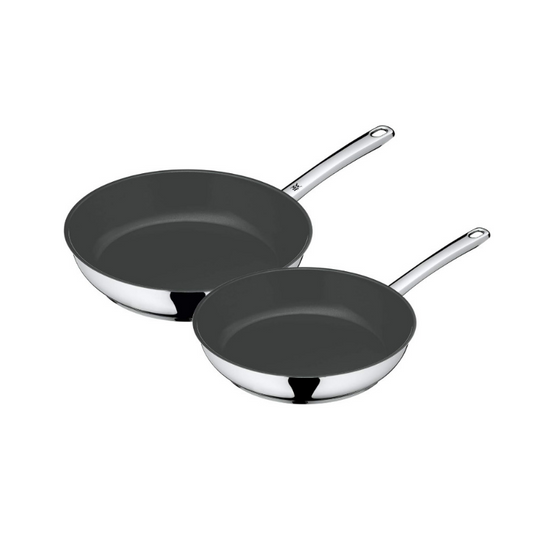 WMF Devil Frying Pan Set – 24 cm & 28 cm Induction-Ready and Oven-Safe