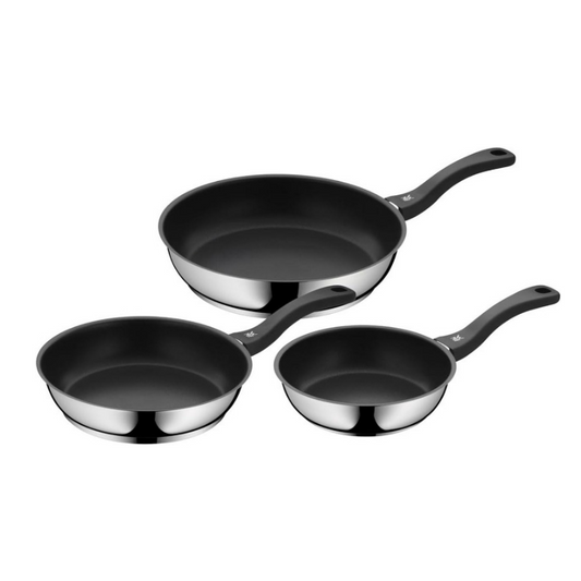WMF Devil Frying Pan Set – 3-Pieces 28 cm, 24 cm & 20 cm Induction-Compatible
