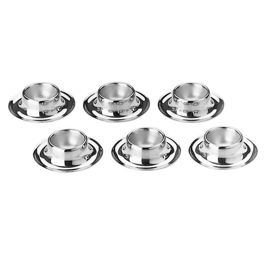 WMF Egg Cup Set – 6-Pieces Stackable and Polished Cromargan Stainless Steel