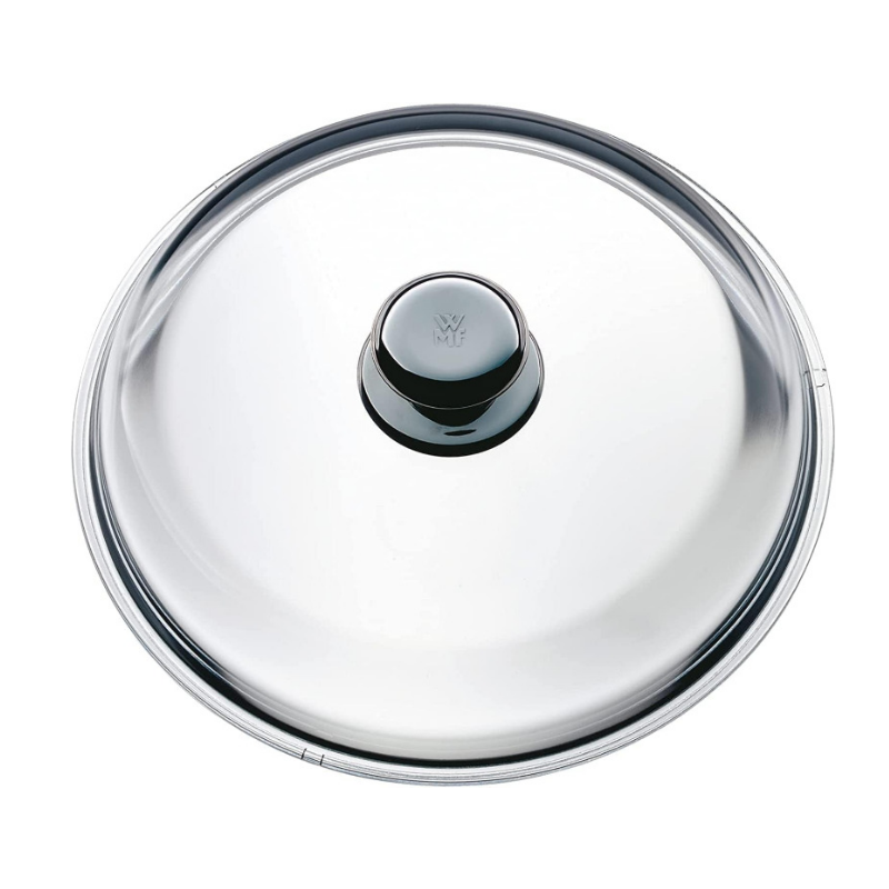 WMF Glass Pan Lid 24cm – Heat-Resistant Glass with Metal Knob
