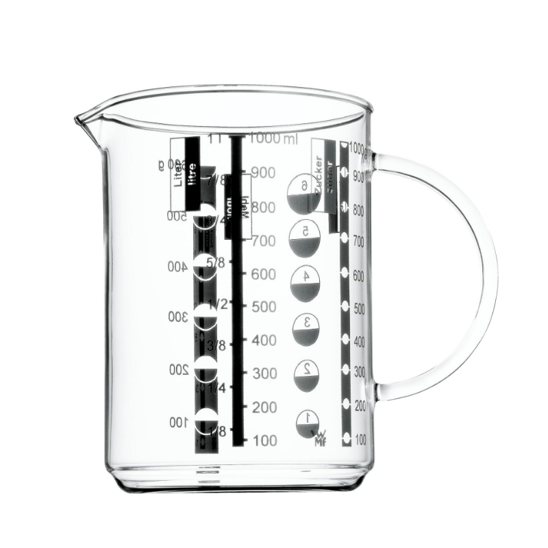 WMF Gourmet Measuring Jug 1L Heat-Resistant Glass