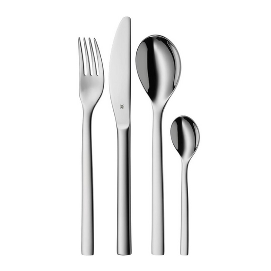 WMF Nuova Cutlery Set for 1 Person – 4-Pieces Monobloc Knife