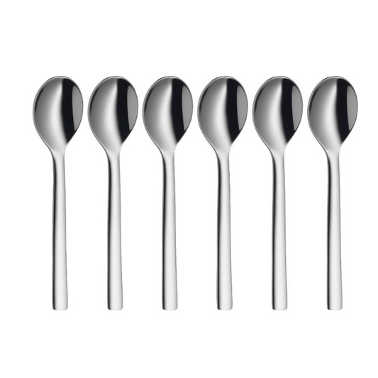 WMF Nuova Espresso Spoon Set – 6-Pieces 11 cm Cromargan Stainless Steel