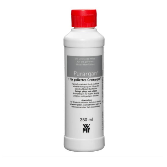 WMF Purargan Cleaning Solution 250ml – for Polished Metal Surfaces