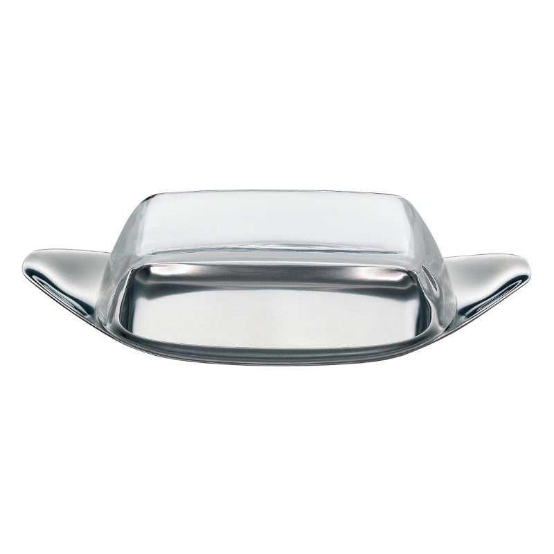 WMF Wagenfeld Stainless Steel Butter Dish – 22 x 11 cm