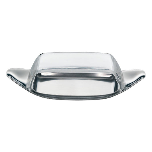 WMF Wagenfeld Stainless Steel Butter Dish – 22 x 11 cm
