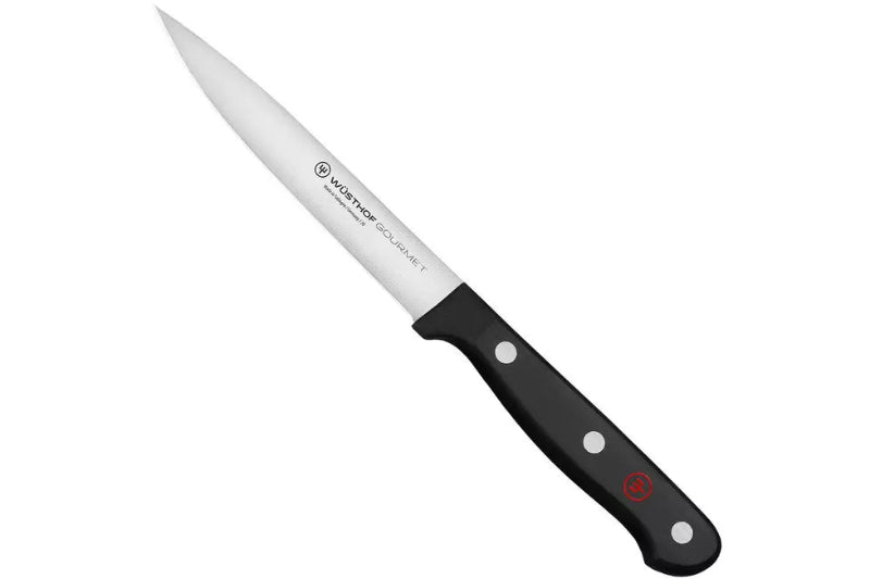 WÜSTHOF Gourmet Vegetable Knife 12 cm Black Handle