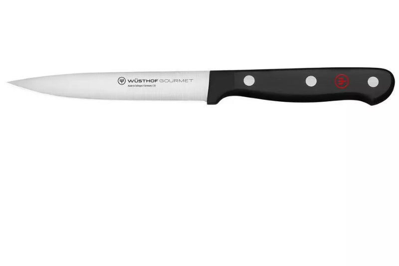 WÜSTHOF Gourmet Vegetable Knife 12 cm Black Handle