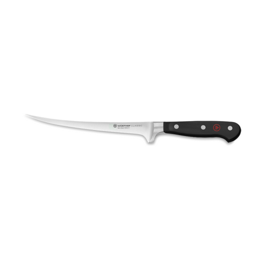 WÜSTHOF Classic Fillet Knife 18 cm – Black/Silver