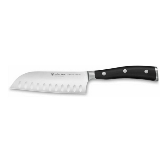 WÜSTHOF Classic Ikon Santoku Knife 17 cm – Black Handle
