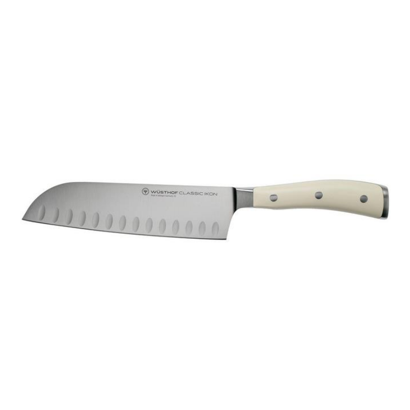 WÜSTHOF Classic Ikon Santoku Knife 17 cm – Black Handle