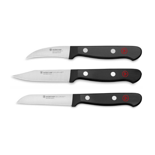 WÜSTHOF Gourmet Vegetable Knife Set – 3-Piece (6cm, 8cm, 8cm)