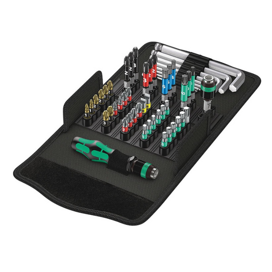 Wera 05057460001 Kraftform Kompakt 100 Tool Set – 52 Piece Universal Size