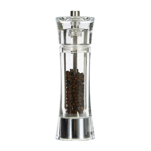 ZASSENHAUS Acrylic Pepper Mill Transparent 18 cm ZA035063