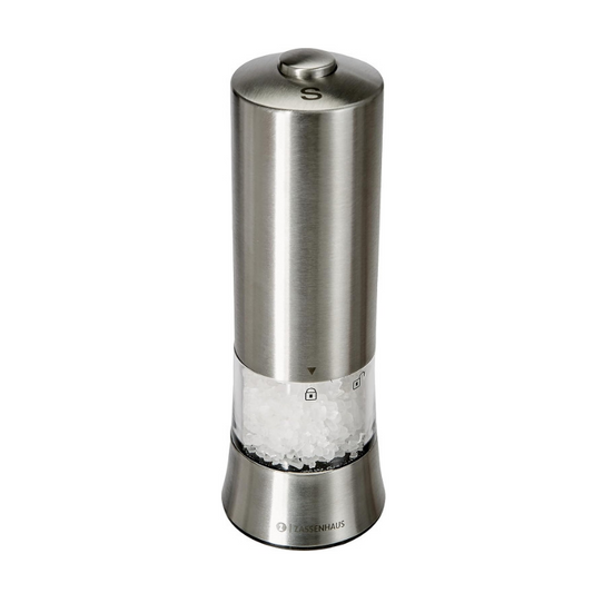 ZASSENHAUS Electric Salt & Pepper Mill GERA Ø 6 x 20cm Ceramic Grinder 