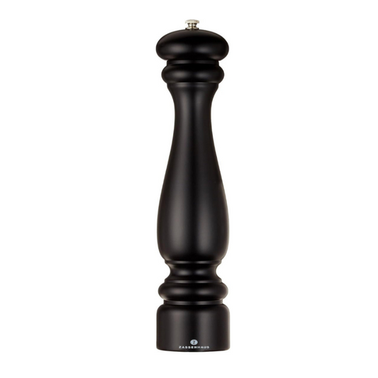 ZASSENHAUS POTSDAM Pepper Mill Matte Black 40cm Adjustable Ceramic Grinder
