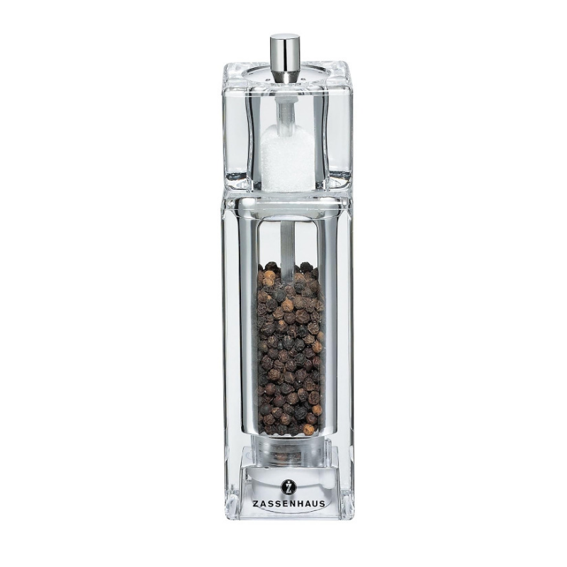 ZASSENHAUS Solingen Salt & Pepper Mill Set 16 cm Acrylic