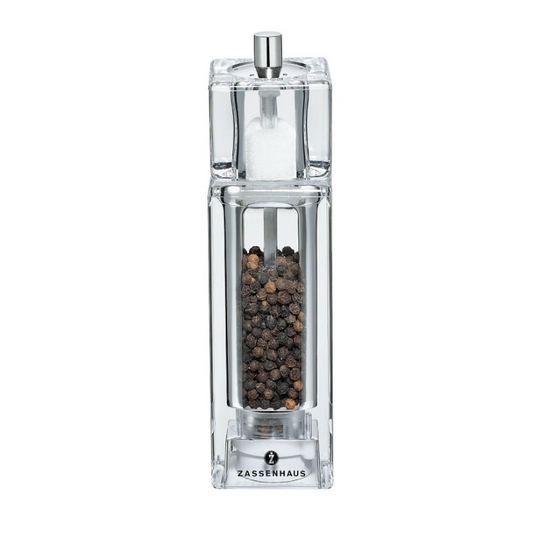ZASSENHAUS Solingen Salt & Pepper Mill Set 16 cm Acrylic