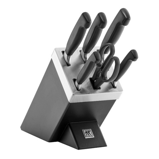 ZWILLING Four Star Self-Sharpening Knife Block 7-Piece Set