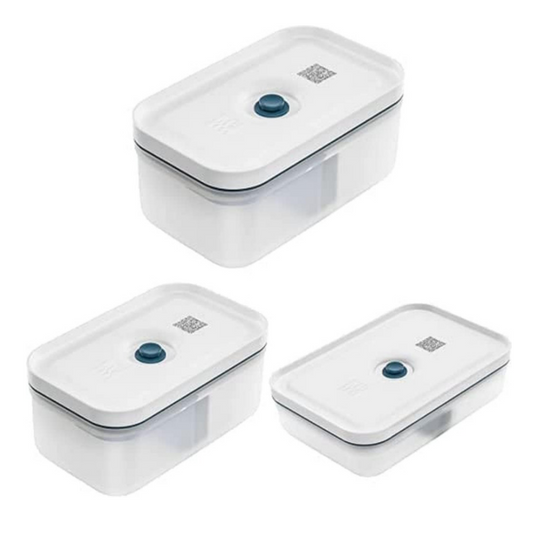ZWILLING Fresh & Save Vacuum Lunchbox Set – 3-Pieces BPA-Free Plastic