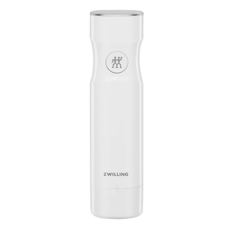 ZWILLING Fresh & Save Vacuum Pump – White Rechargeable & One-Touch Operation