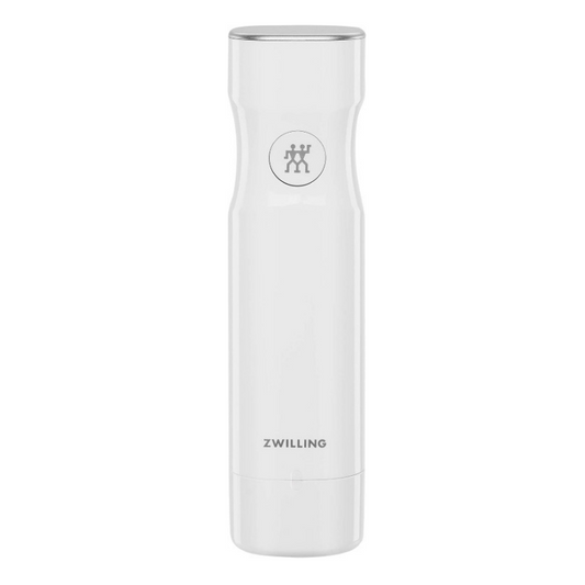 ZWILLING Fresh & Save Vacuum Pump – White Rechargeable & One-Touch Operation