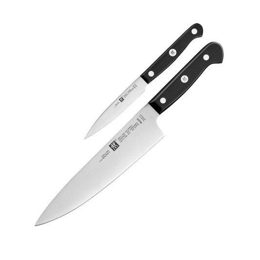 ZWILLING Gourmet Knife Set 2-Pieces Paring/Garnishing Knife 10cm and Chef's Knife 20cm