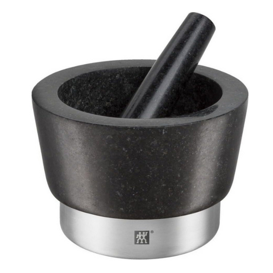 ZWILLING Spices Mortar with Pestle 10cm Granite Black