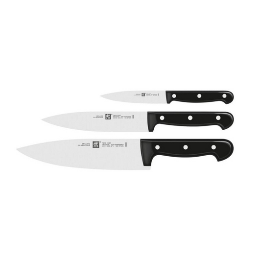 ZWILLING Twin Chef 3-Piece Knife Set Classic Rivet Design