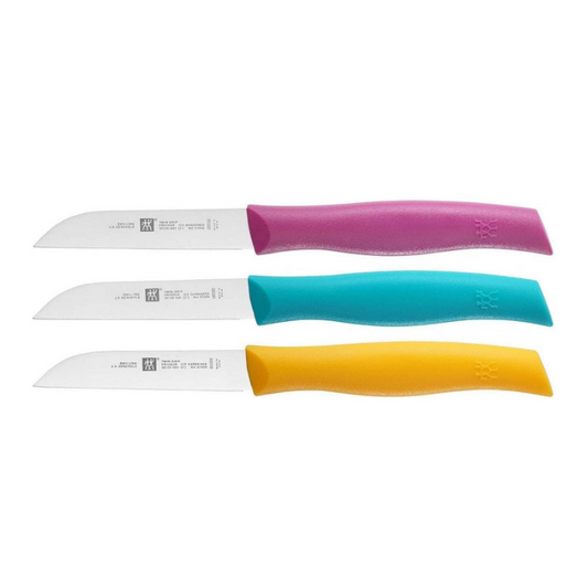 Zwilling 38099-000 TWIN Grip 3-Piece Knife Set – Mixed Colors