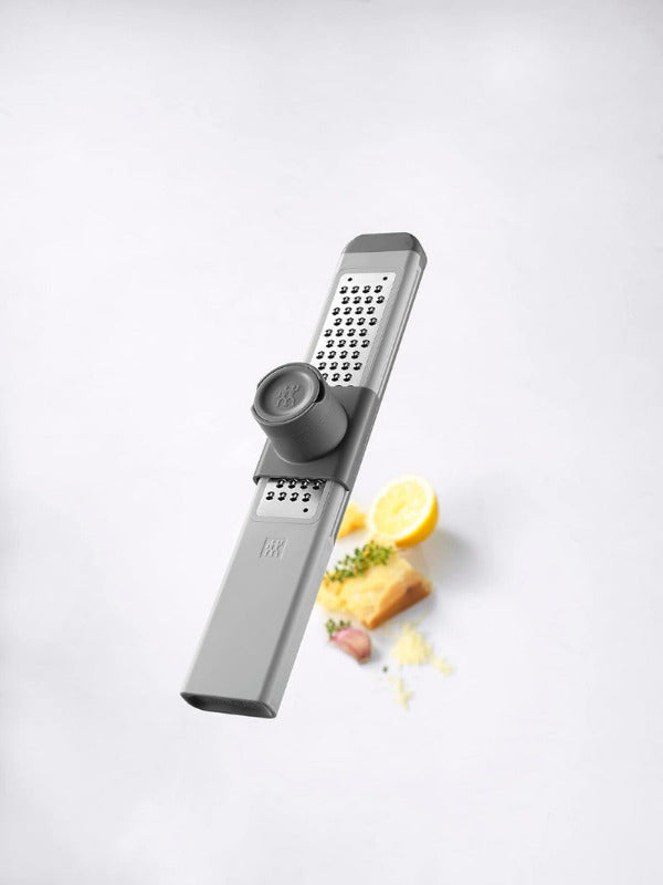 ZWILLING Z-Cut Fine Grater – Dual-Direction, Stainless Steel Blade, Grey