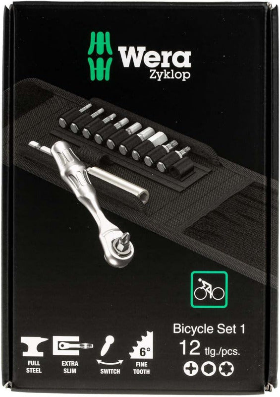 WERA Bicycle Set 1 (05004170001) – 14-Piece Precision Bike Tool Kit
